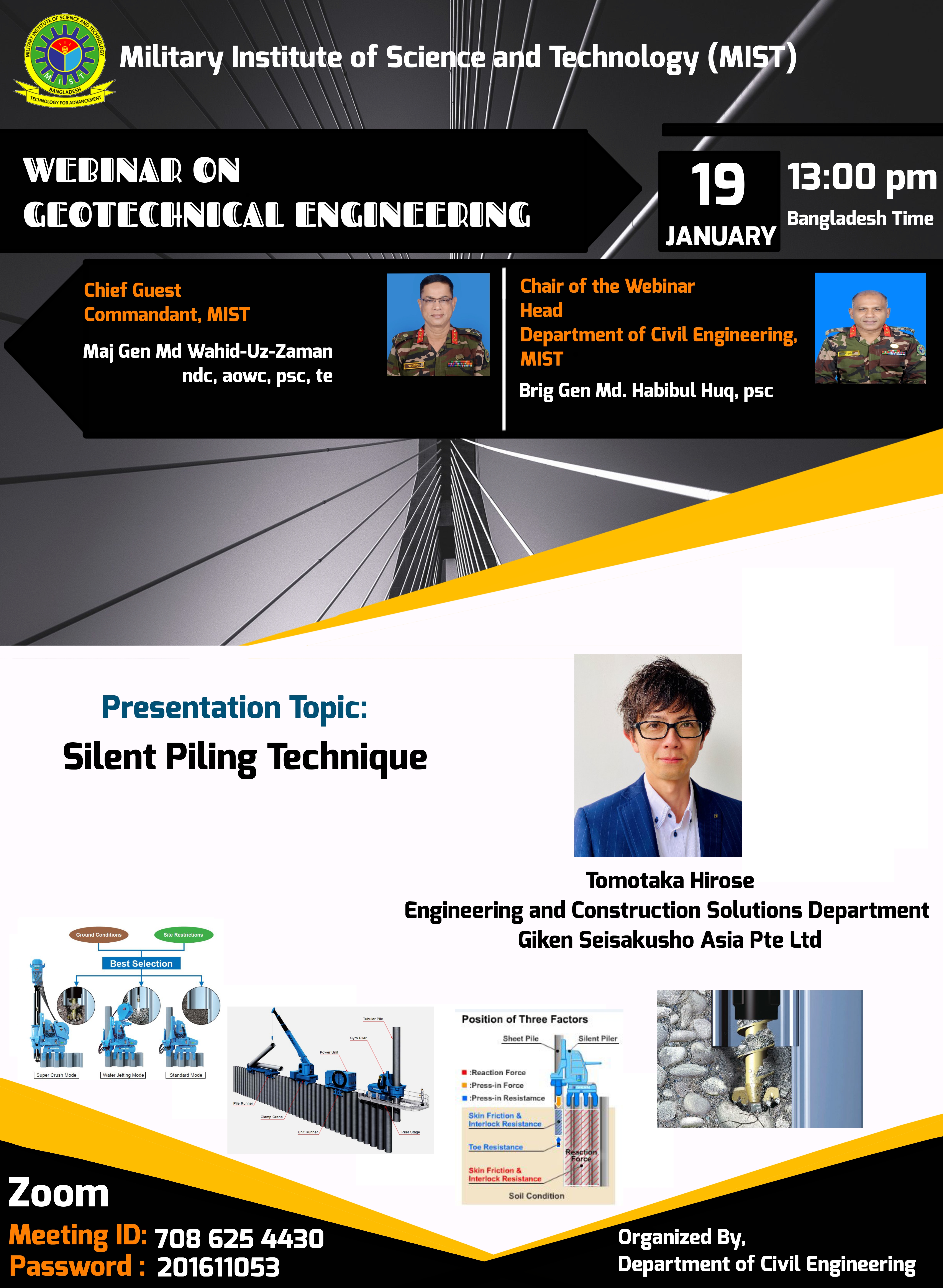 Webinar on Geotechnical Engineering